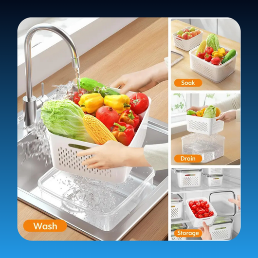 Fridge Organizers and Storage (5 Pack)