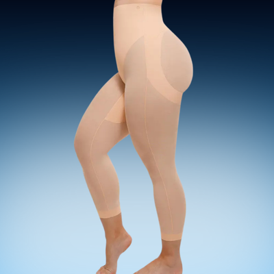 Plus Size High Waist Butt Lifting Capri Shapewear
