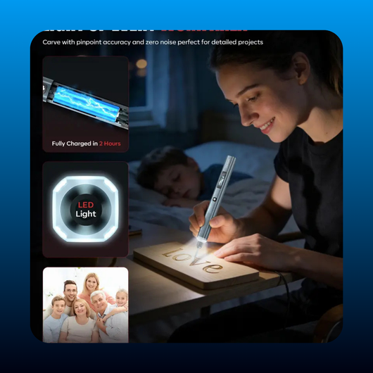Cordless Rechargeable Engraving Pen
