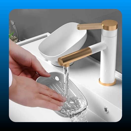 Adjustable Oval Self Draining Soap Dish