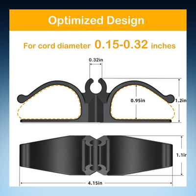 Appliance Cord Organizer Clips (6 Pack)