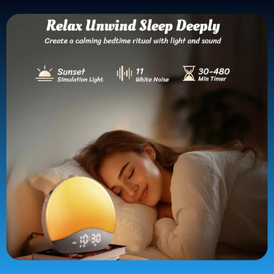 Sunrise Alarm Clock with White Noise Machine