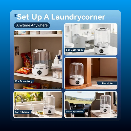 Portable Rechargeable Mini Washing Machine