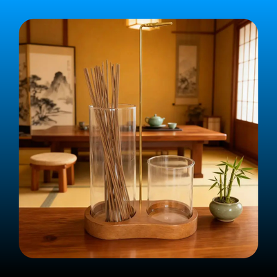 2-in-1 Incense Holder & Candle Holder