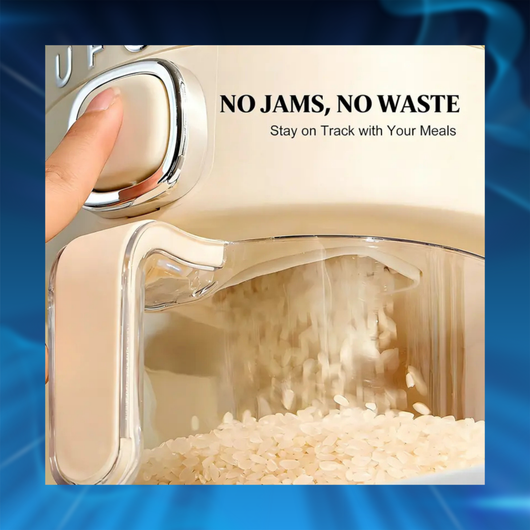 Airtight Rice Dispenser with Measuring Cups