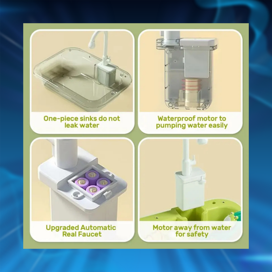 Play Sink with Running Water