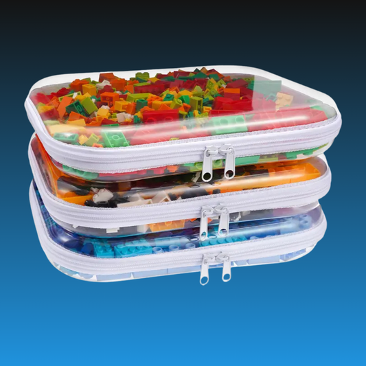 Transparent Hard-Shell Zipper Case