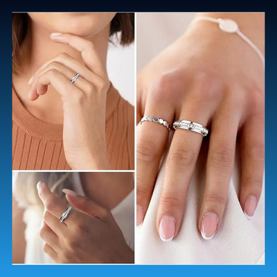 Titanium Steel Spinner Ring