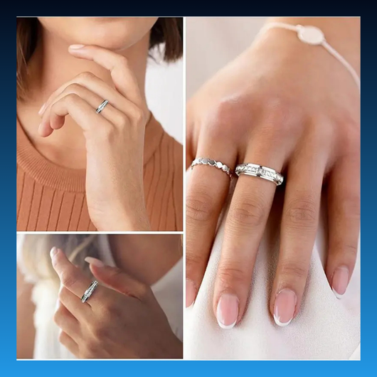 Titanium Steel Spinner Ring