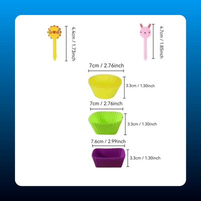 Silicone Muffin and Cupcake Cups