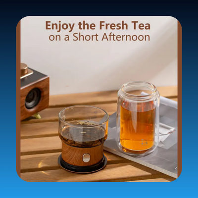 One Touch Glass Infuser Teapot