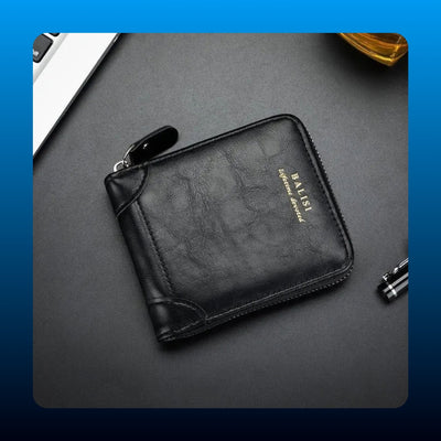 Zip Around Bifold Wallet with Coin Pocket