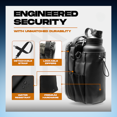 Magnetic Gym Sling Bag