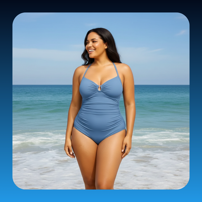 Plus Size Smart Sculpt Shaping Swimsuit