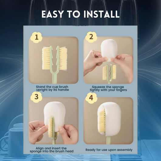 Multifunctional 5-in-1 Cleaning Brush