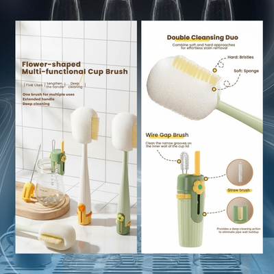 Multifunctional 5-in-1 Cleaning Brush
