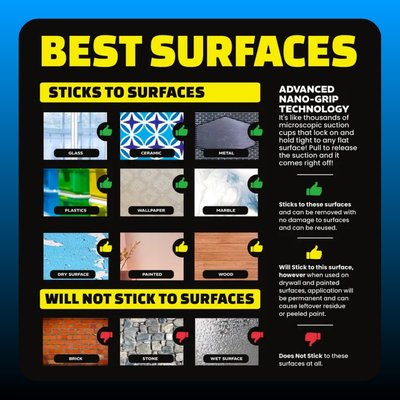 Heavy-Duty Double-Sided Nano Adhesive Tape (10 ft)