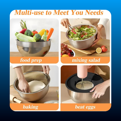 6 Piece Mixing Bowl with Lids Set