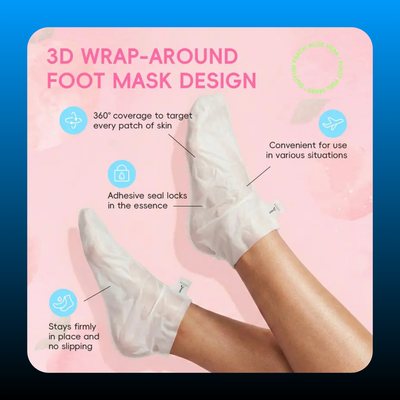 Goat Milk Essence Foot Mask (10 Pack)