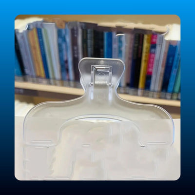 Clear Hands Free Book Page Holder