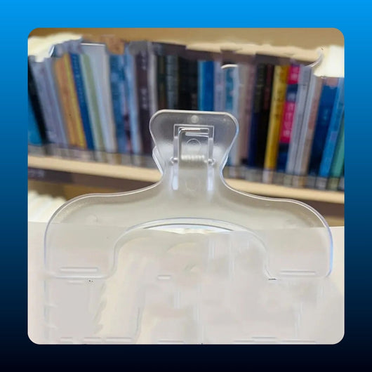 Clear Hands Free Book Page Holder