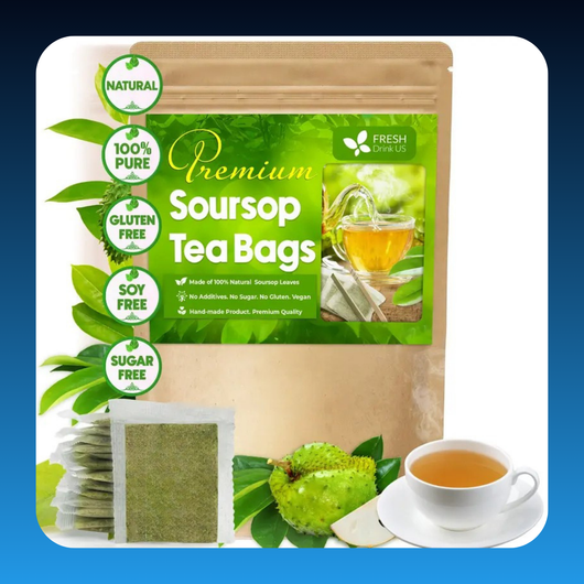 Premium Soursop Graviola Leaf Tea Bags (15 Pack)