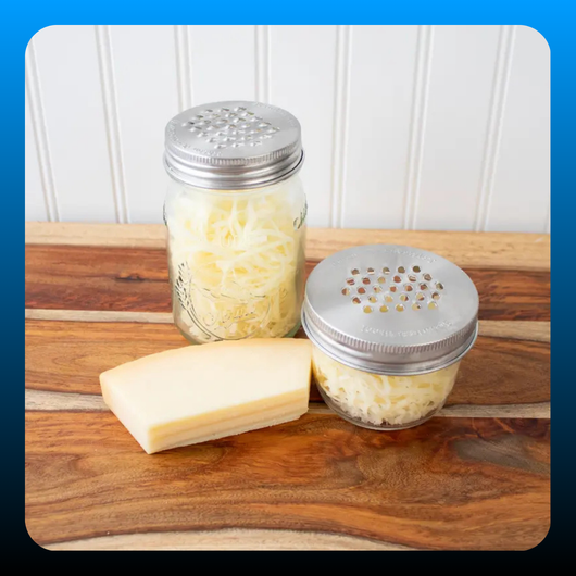 Grater / Shredder Stainless Steel Lid for Mason Jars