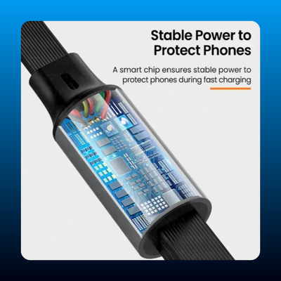3 In 1 Retractable 6A 100W Super Fast Charging USB Cable