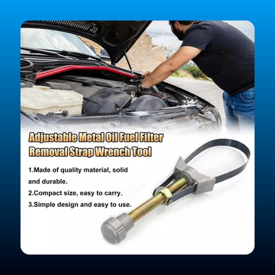 Adjustable Strap Wrench Oil Filter Remover