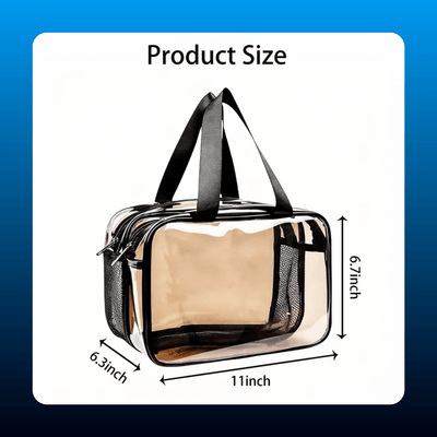 2-in-1 Clear Toiletry Bag