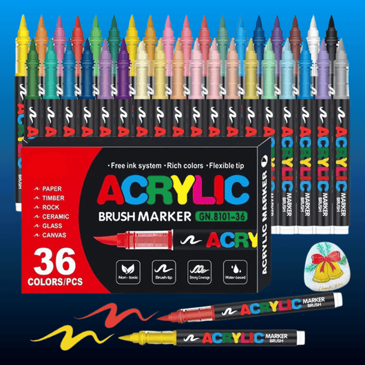 Acrylic Paint Markers (36 Colours)