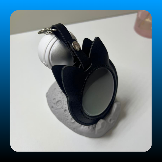 Cat-Shaped Protective Case for Badge/ID Card