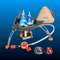 Windproof Portable Camping Stove with Piezo Igniter