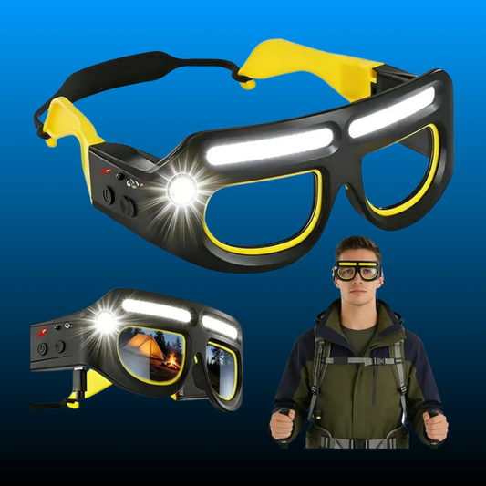Rechargeable LED Headlamp Glasses