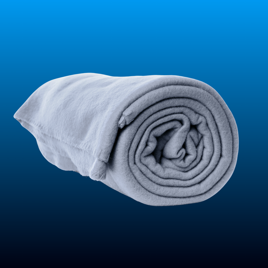 Ribbed Faux Fur Throw Blanket