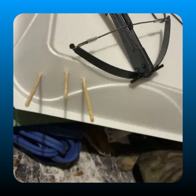 Toothpick Launcher Crossbow
