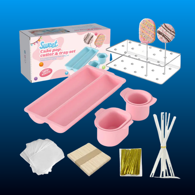 Cake Pop Cutter and Tray Set
