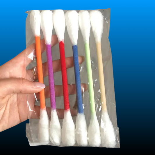 6 Pack Giant Cotton Swab Shaped Felt Cat Chew Toys