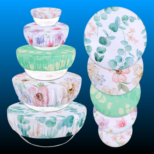5 Pieces 5 Size Reusable Bowl Covers