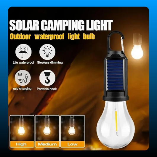 Waterproof Clip Hook Solar Outdoor Lights (2 Pack)