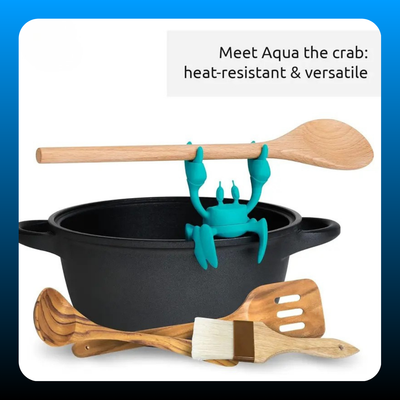 Crab Silicone Utensil Rest
