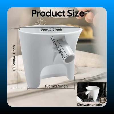 Flour Funnel for Tilt-Head Stand Mixers