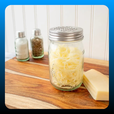 Grater / Shredder Stainless Steel Lid for Mason Jars