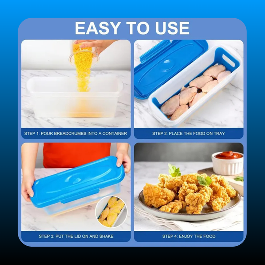 Breading & Batter Stackable Airtight Containers Set