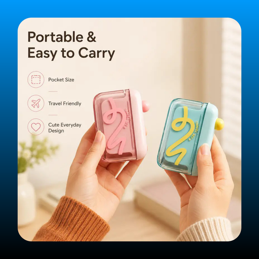 Portable Dental Floss Pick Dispenser Case