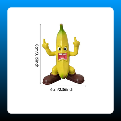 Middle Finger Banana Decorative Figurine