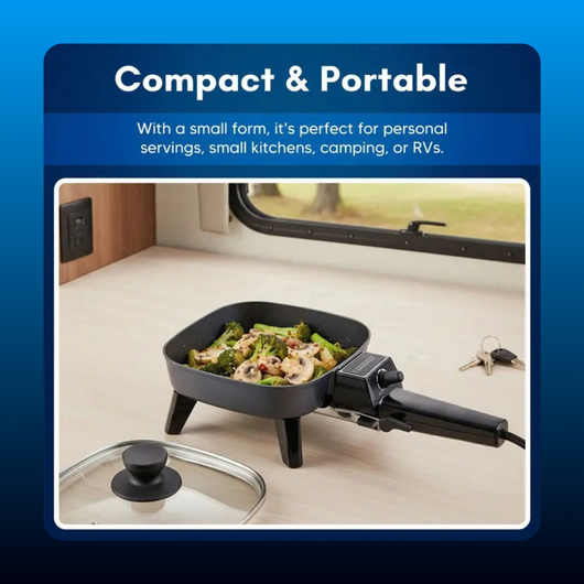 7-Inch Portable Electric Skillet