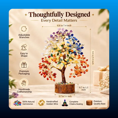 Seven Chakra Gemstone Tree