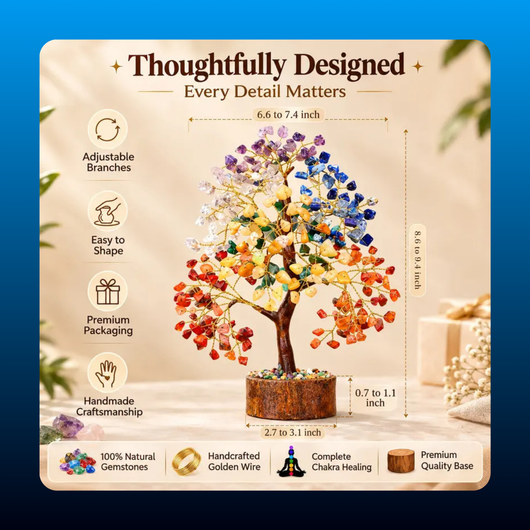 Seven Chakra Gemstone Tree