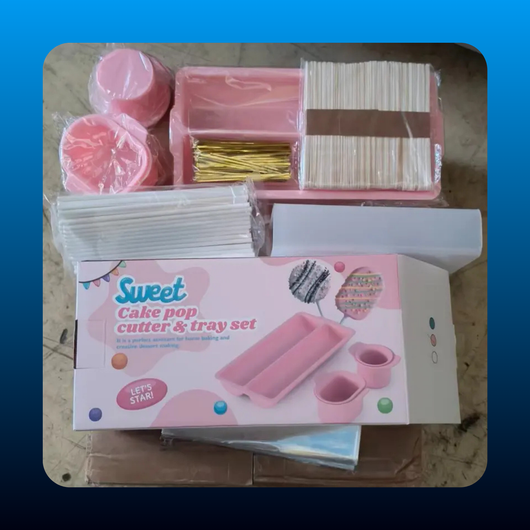 Cake Pop Cutter and Tray Set
